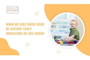 When do kids show signs of autism?
