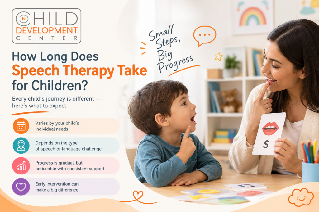 How long does Speech Therapy take for children?